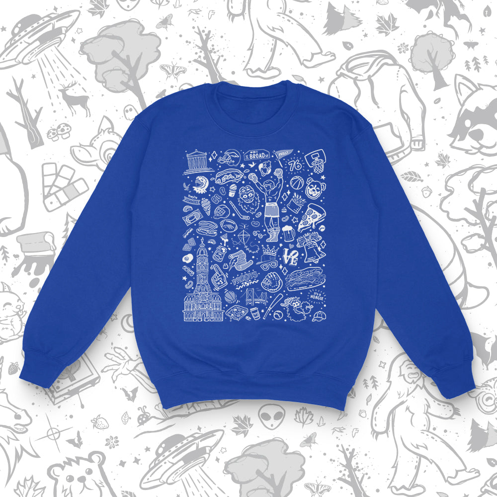 Philly Icons Sweatshirt (Blue)